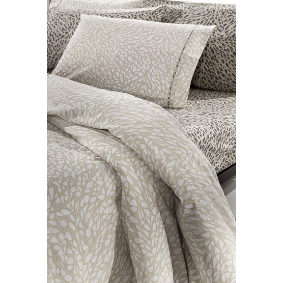 Σετ 3τμχ Σεντόνια Root Volcano με Λάστιχο 100x200+32 guy Laroche  100% Cotton Percale
