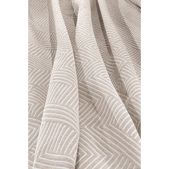 Κουβέρτα Tetris Linen 160x220 guy Laroche  60% Cotton, 40% Polyester Jacquard