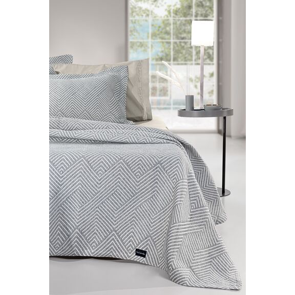 Κουβέρτα Tetris Anthracite 160x220 guy Laroche  60% Cotton, 40% Polyester Jacquard