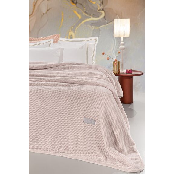 Κουβέρτα Cheval Pudra 160x220 guy Laroche  100% Jacquard Pol.