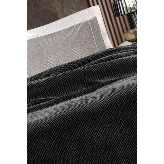 Κουβέρτα Cheval Antracite 160x220 guy Laroche  100% Jacquard Pol.