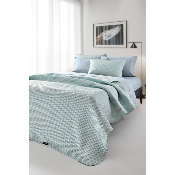 Σετ 2τμχ Κουβερλί Idol Mint 160x220 guy Laroche  100% Fine Microfiber