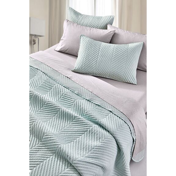 Σετ 2τμχ Κουβερλί Bone Mint 180x240 guy Laroche  100% Fine Microfiber