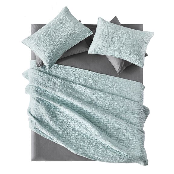 Σετ 2τμχ Κουβερλί Shadow Mint 220x240 guy Laroche  100% Fine Microfiber