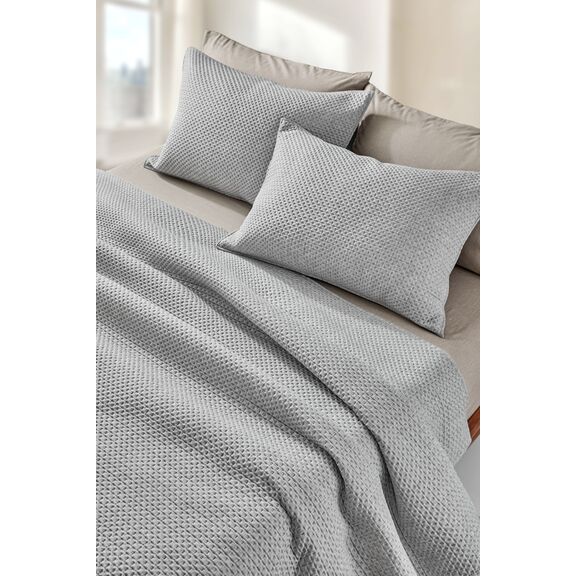 Σετ 2τμχ Κουβερλί Idol Grey 220x220 guy Laroche  100% Fine Microfiber