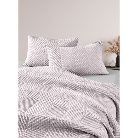 Σετ 2τμχ Κουβερλί Bone Sepia 220x240 guy Laroche  100% Fine Microfiber