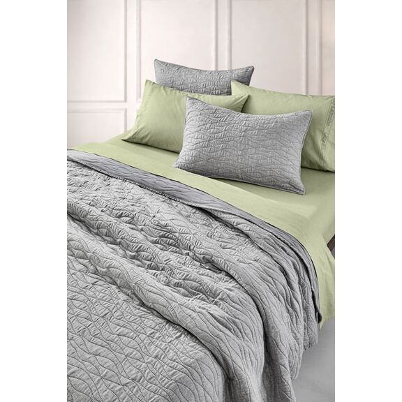 Σετ 2τμχ Κουβερλί Shadow Grey 250x240 guy Laroche  100% Fine Microfiber