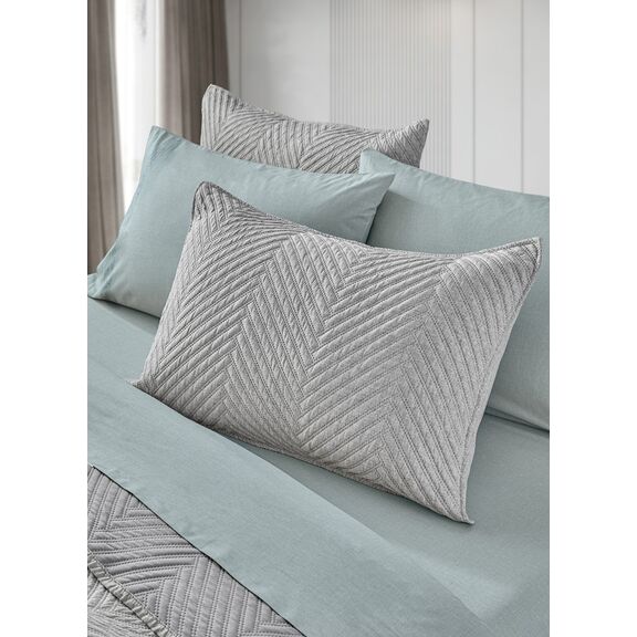Σετ 2τμχ Κουβερλί Bone Grey 250x240 guy Laroche  100% Fine Microfiber