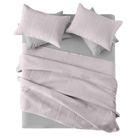 Σετ 2τμχ Κουβερλί Bone Sepia 250x240 guy Laroche  100% Fine Microfiber