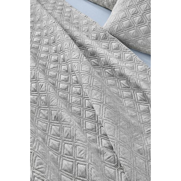 Σετ 2τμχ Κουβερλί Tempest Grey 250x240 guy Laroche  100% Fine Microfiber