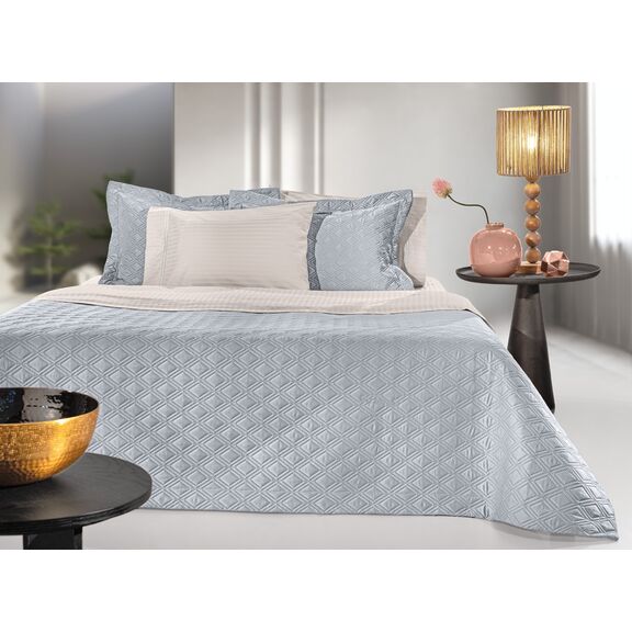 Σετ 3τμχ Κουβερλί Honour Silver 240x250 guy Laroche  100% Microsatin