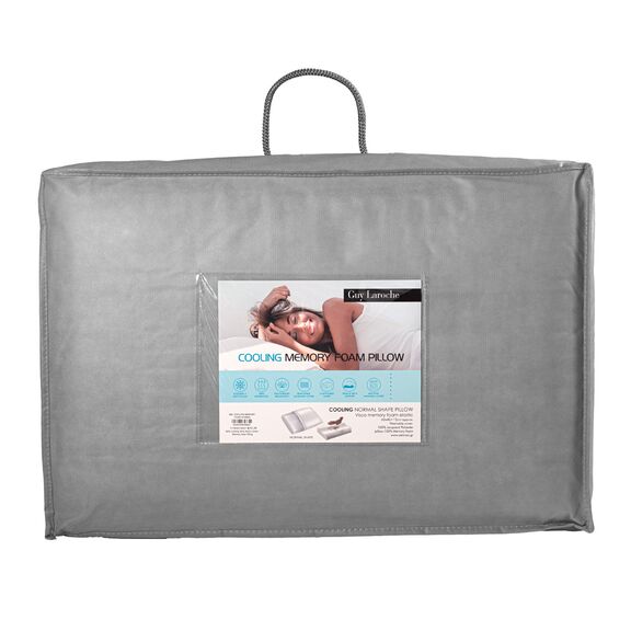 Μαξιλάρι Ύπνου Cooling (Memory Foam) 60x40+12 guy Laroche  50% Cooling 50% Nylon Cover / Memory Foam Filling