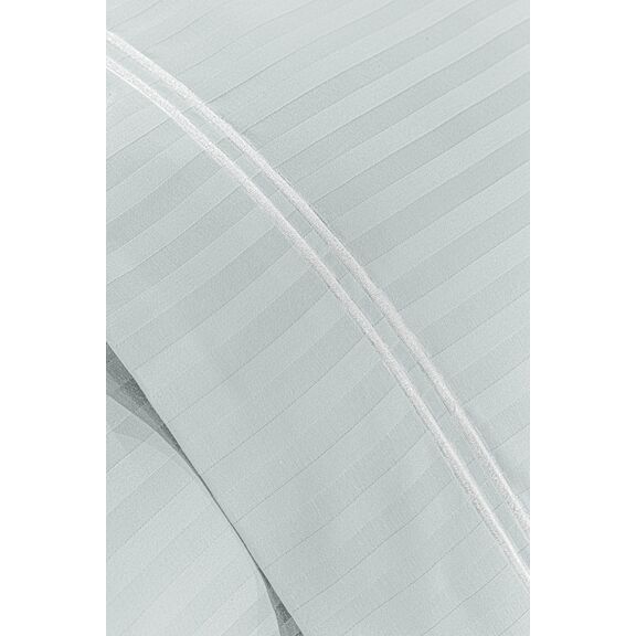 Ζεύγος Μαξιλαροθήκες Nice Moonlight-White Oxford 52x72 guy Laroche  Cotton Satin