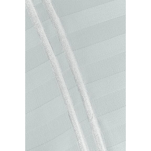Ζεύγος Μαξιλαροθήκες Nice Moonlight-White Oxford 52x72 guy Laroche  Cotton Satin