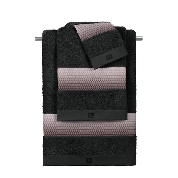 Σετ 3τμχ Πετσέτες Christy Melanze-Black guy Laroche  100% Cotton 500 Gr/m 2