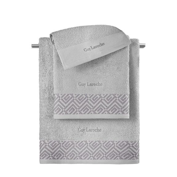 Σετ 3τμχ Πετσέτες Emblem Silver guy Laroche  100% Cotton 500 Gr/m10