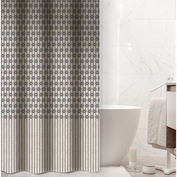 Κουρτίνα Μπάνιου Vesta Natural 240x185 guy Laroche  100% Polyester, Water Repellant