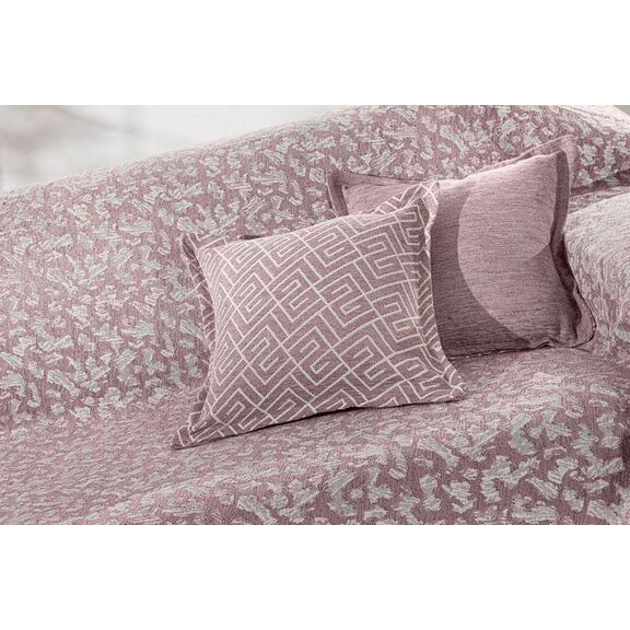 Ριχτάρι Monet old Pink 180x350 (Τετραθέσιος) guy Laroche  37% Cotton-21%polyester-42% Acrylic