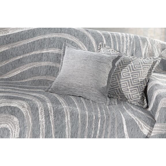 Ριχτάρι Degas Silver 180x150 (Πολυθρόνα) guy Laroche  37% Cotton-21%polyester-42% Acrylic
