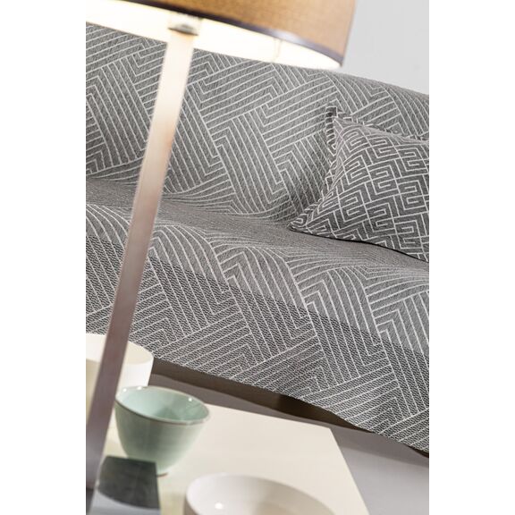 Ριχτάρι Goya Smoke 180x200 (Διθέσιος) guy Laroche  37% Cotton-21%polyester-42% Acrylic
