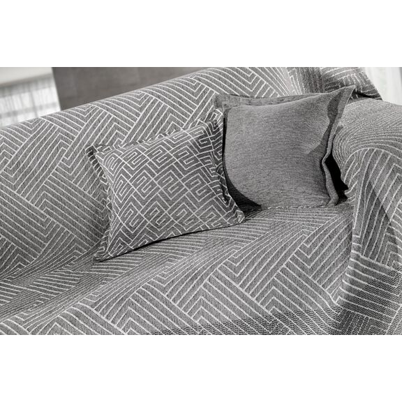 Ριχτάρι Goya Smoke 180x300 (Τριθέσιος) guy Laroche  37% Cotton-21%polyester-42% Acrylic