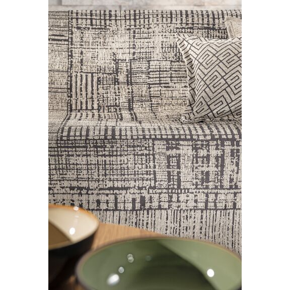Ριχτάρι Καναπέ Melbourne Natural (Τριθέσιος) 180x300 guy Laroche  37% Cotton-21%polyester-42% Acrylic