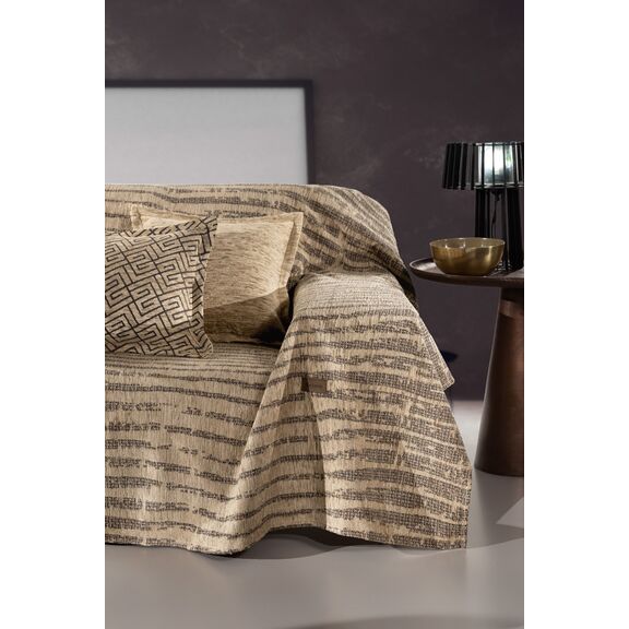 Ριχτάρι Καναπέ Sydney Golden (Τριθέσιος) 180x300 guy Laroche  37% Cotton-21%polyester-42% Acrylic