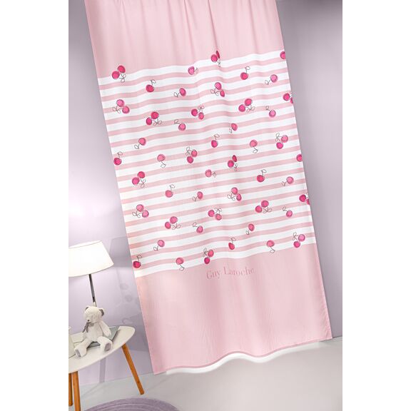 Βρεφική Κουρτίνα Cherries 145x270 guy Laroche  100% Polyester