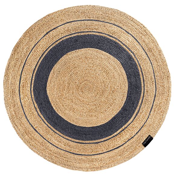 Χαλί Grande Anthracite Round 110εκ. guy Laroche  100% Jute