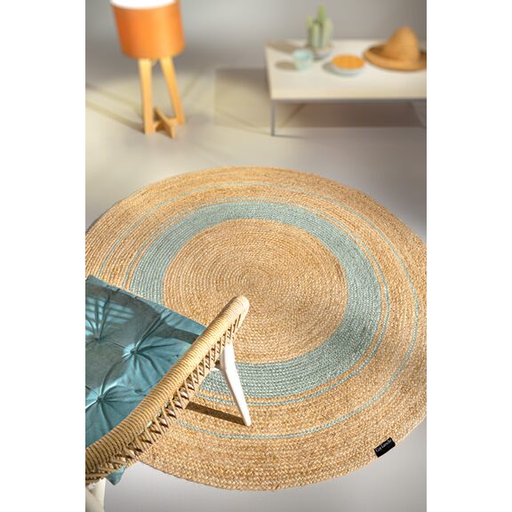 Χαλί Grande Aqua Round 150εκ. guy Laroche  100% Jute