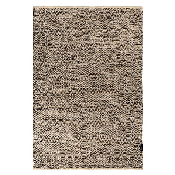 Χαλί Vivendi Black 140x200εκ. guy Laroche  50% Jute - 50% Cotton