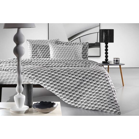 Σετ 3τμχ. Σεντόνια Monroe Grafite 160x265 guy Laroche Grafite 100% Cotton Percale 160 Count