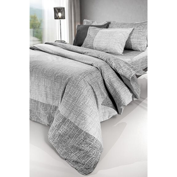 Σετ 3τμχ Σεντόνια Valley Silver 180x265 guy Laroche  100% Cotton Percale
