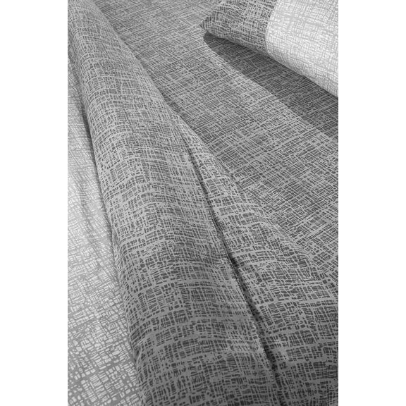 Σετ 3τμχ Σεντόνια Valley Silver 180x265 guy Laroche  100% Cotton Percale