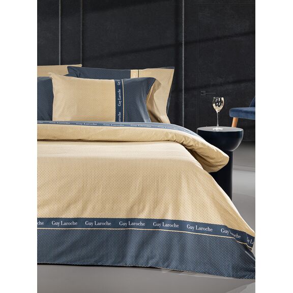 Σετ 4τμχ Σεντόνια Kent Toffee 240x265 guy Laroche  100% Cotton Percale