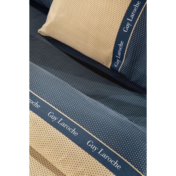 Σετ 4τμχ Σεντόνια Kent Toffee 240x265 guy Laroche  100% Cotton Percale