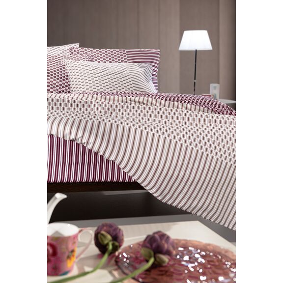 Σετ 4τμχ Σεντόνια Galleon Amethyst με Λάστιχο 170x200+32 guy Laroche  100% Cotton Percale