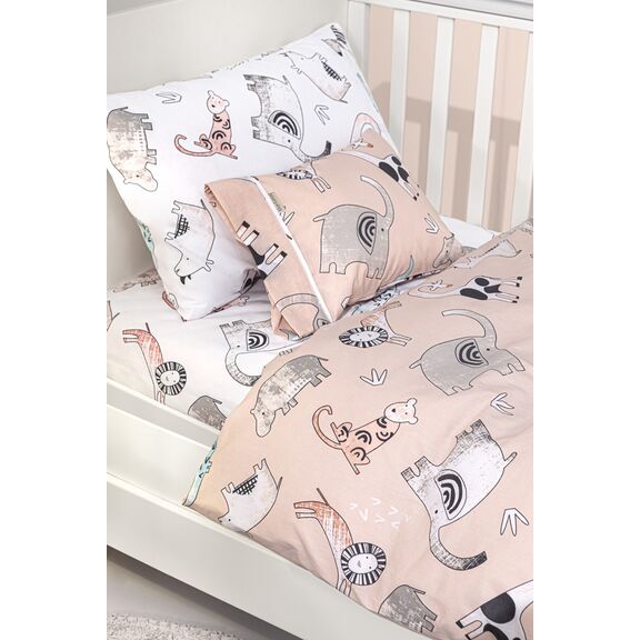 Σετ 3τμχ Βρεφικά Σεντόνια Zootopia Cameo 115x170 guy Laroche  100% Cotton