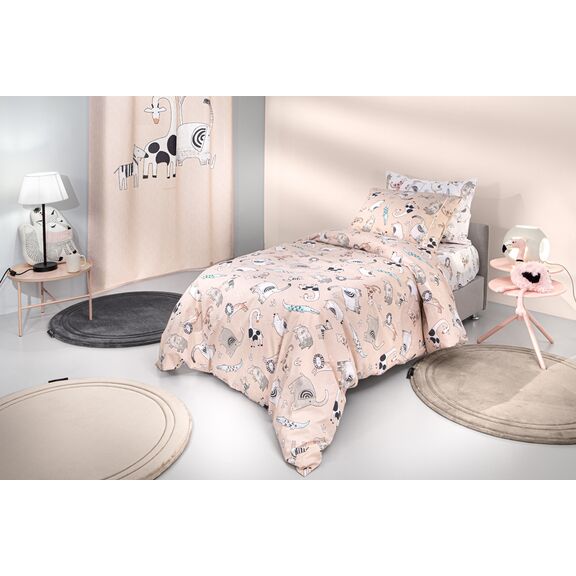 Σετ 3τμχ Παιδικά Σεντόνια Zootopia Cameo 165x250 guy Laroche  100% Cotton