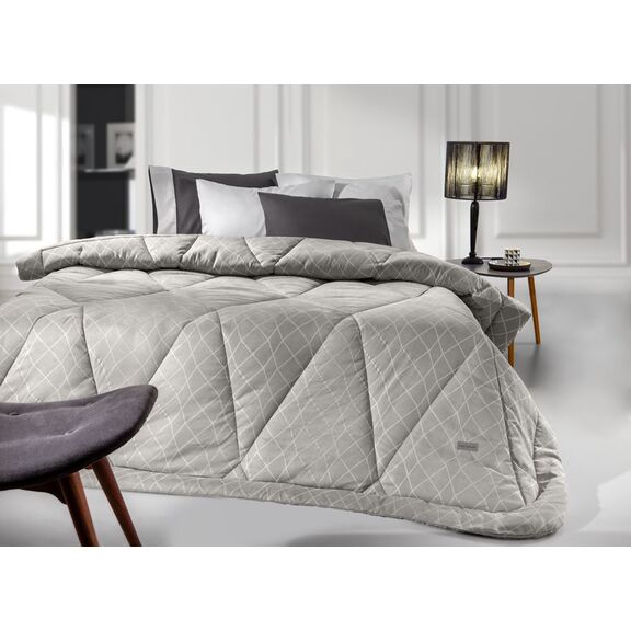Πάπλωμα Rebel Silver 160x220 guy Laroche Silver 100% Microsuede