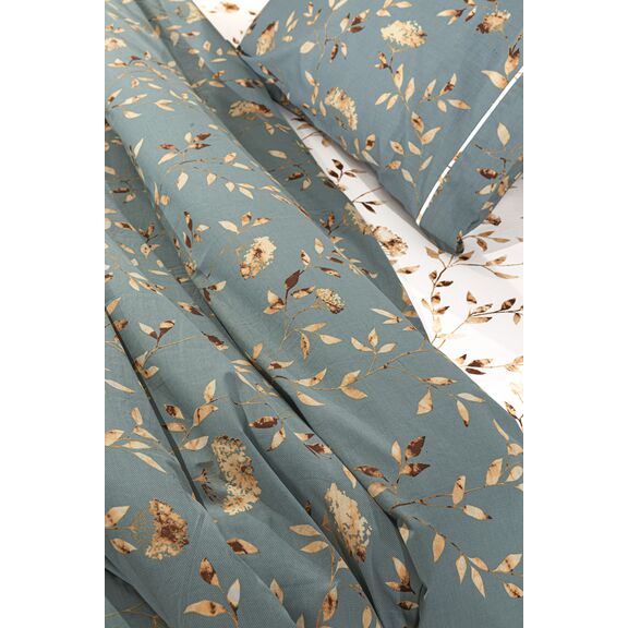 Σετ 2τμχ Παπλωματοθήκη Victoria Golden 165x225 guy Laroche  100% Cotton Percale
