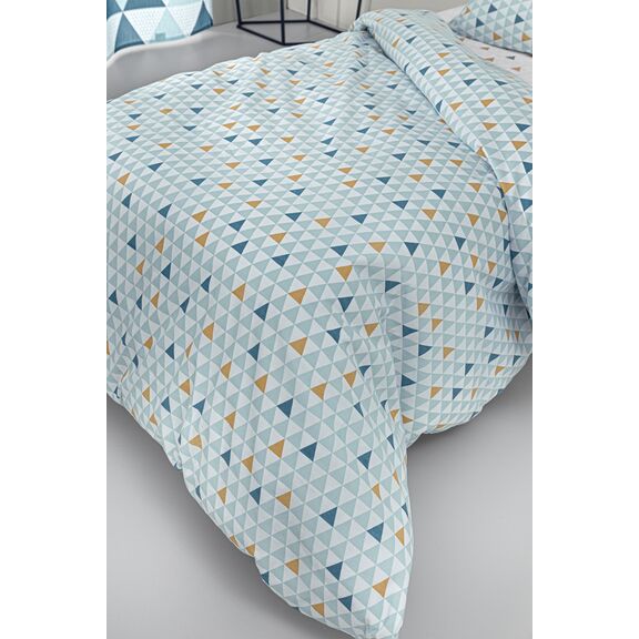 Σετ 2τμχ Παιδική Παπλωματοθήκη two 2 Twenty Aqua 165x225 guy Laroche  100% Cotton