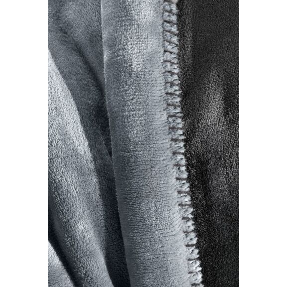Σετ 2τμχ Κουβέρτα Velvet Cement 160x220 guy Laroche  100% Flannel
