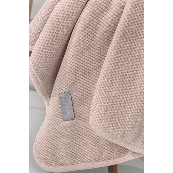 Βρεφική Κουβέρτα Cheval Pudra 110x140 guy Laroche  100% Jacquard Pol.