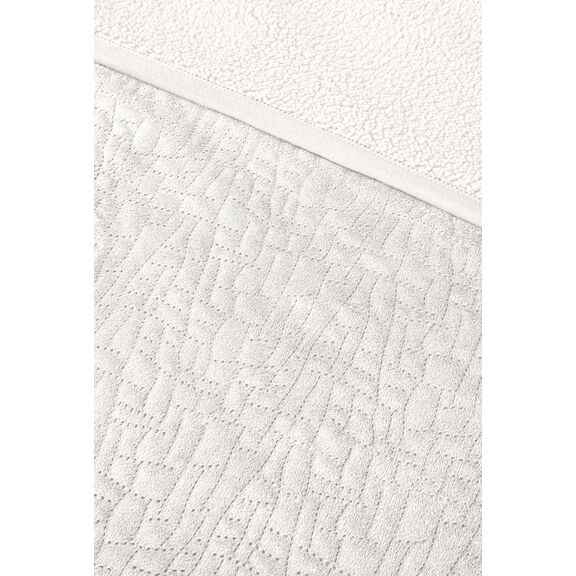 Σετ 2τμχ Κουβέρτα Bolzano Ivory 160x220 guy Laroche  100% Velvet Pol.