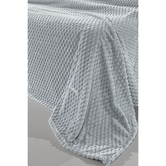 Σετ 2τμχ Κουβέρτα Smoothie Silver 220x240 guy Laroche  100% Pol. - Microfiber