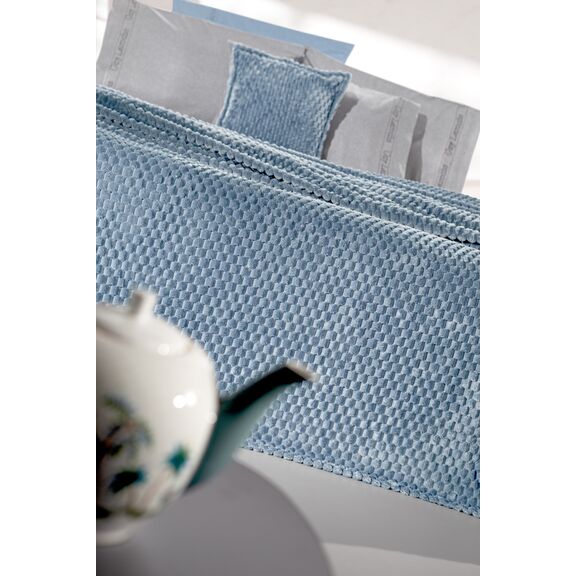 Σετ 2τμχ Κουβέρτα Smoothie Blue 220x240 guy Laroche  100% Pol. - Microfiber