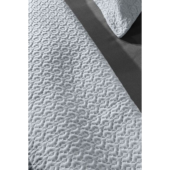 Σετ 2τμχ Κουβερλί Divine Silver 220x240 guy Laroche  100% Fine Microfiber