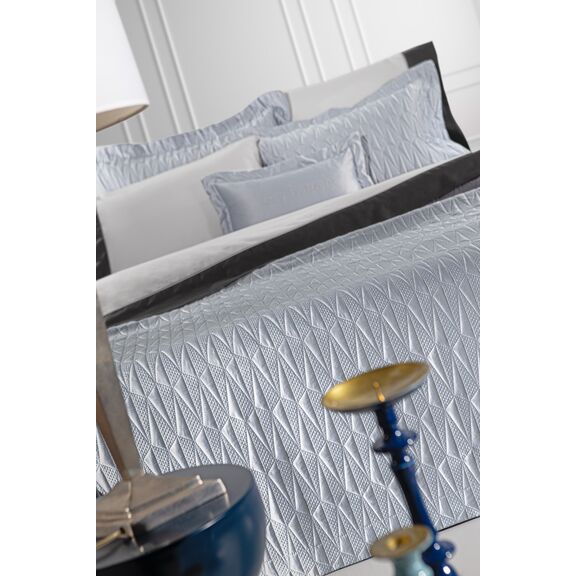 Σετ 3τμχ Κουβερλί Ruby Silver 240x250 guy Laroche  100% Microsatin