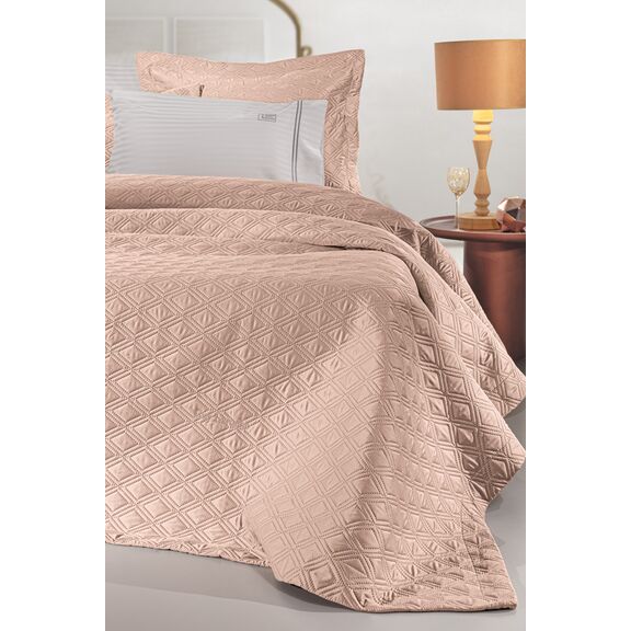 Σετ 3τμχ Κουβερλί Honour old Pink 240x250 guy Laroche  100% Microsatin